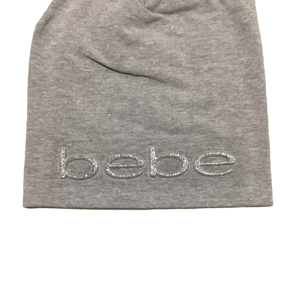🆕🔥BEBE BRAND STYLISH&CHIC&TRENDY FITTED BEANIE BEAUTIFUL LOGO SPARKLING NWT!! - Picture 5 of 7